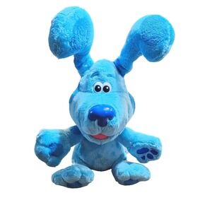 Nickelodeon Blue's Clues & You! Sound Talk Blue Dog Plush Stuffed Animal 15" in